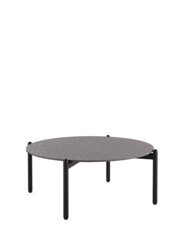 Undique Stolik Czarny Terrazzo Czarny 