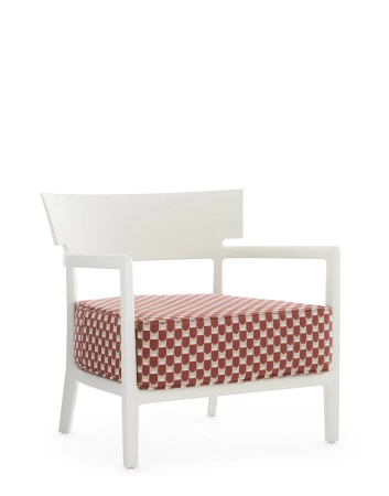 Cara Outdoor Liberty Obi Check White Rust Armchair