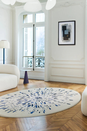 Toulemonde Bochart Paint Blanc Bleu Carpet