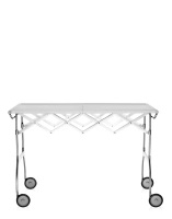 Battista Metallized Trolley White