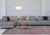Louis de Poortere Fading World Medallion Pink Flash Carpet 8261