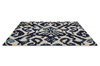 Sanderson Dandelion Clocks Kasuri Indigo 446208 Outdoor rug