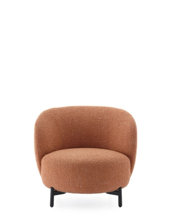 Lunam Curly Armchair Pink