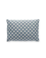 Cushion Outdoor Liberty Obi Check 48x32 cm Pillow Blue