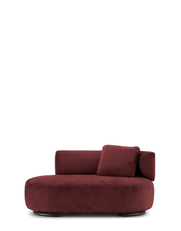K-Waiting Dormeuse Chenille Leżanka Bordowy
