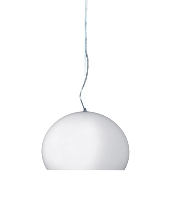 Small Fl/y Mat Pendant Lamp White