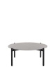 Undique Stolik Czarny Terrazzo Jasnoszary