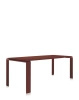 Four Large 190x90 cm Maroon Table