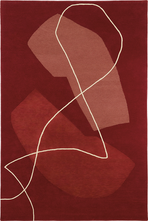Toulemonde Bochart Duo Rouge carpet