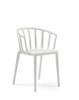 Venice Mat Chair White Matte