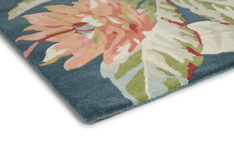 Dywan Sanderson Dahlia Rosehip Teal 050608