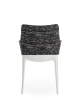 Eleganza Nia Chair White Black