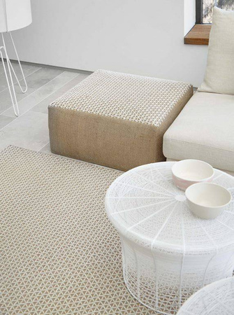 Gan Raw White Carpet