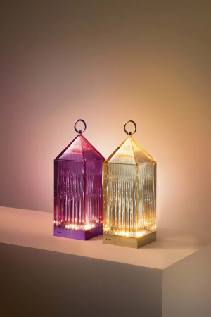 Lantern Table Lamp Black