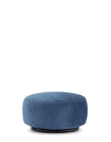 K-Waiting Chenille pouf Blue
