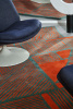 Toulemonde Bochart Antica Rouge vert carpet