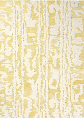 Florence Broadhurst Waterwave Stripe Citron Carpet 039906