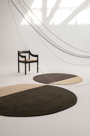 Nanimarquina Pearls Black Carpet