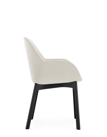 Clap Tissue Shirley Armchair Black White