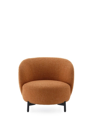 Lunam Curly Armchair Orange