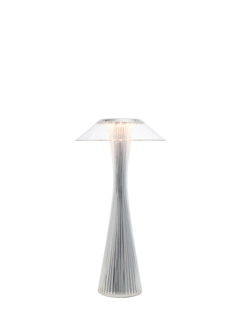 Space Indoor Lampka Stołowa Chrom