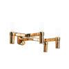 Nemo Crown Wall Lamp 4 Gold Plated