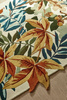 Sanderson ROBIN'S WOOD RUSSET BROWN ROUND rug 146501