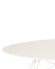 Glossy Outdoor Ø128 cm Stół Biały