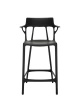 A.I. Stool Recycled 65 cm Krzesło Barowe Czarny