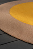 Brink&Campman Festival Round Yellow rug 496306