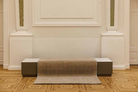 Magda Fornal Delta Beige Mint Carpet 5022