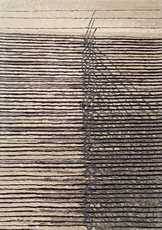 Serge Lesage Pleats Rocky Grey rug