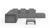 Gandiablasco Islablanca Sectional pouffe