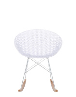 Smatrik Dondolo Chair Transparent Chrome Plated