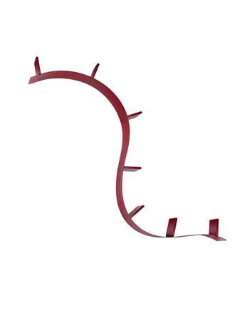 Bookworm 7 Bookshelves 3.2 m Red