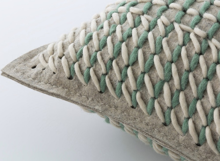 Gan Canevas Geo Green Pillow