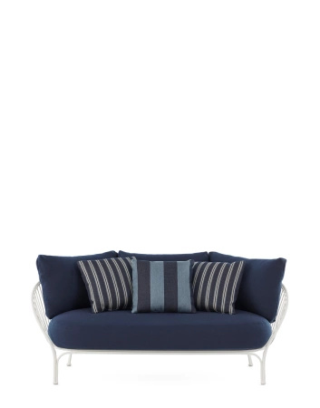 Hiray Sofa White Blue