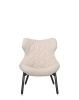 Foliage Trevira Armchair Black Beige