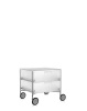 Mobil 2 Drawers With Wheels Dresser White