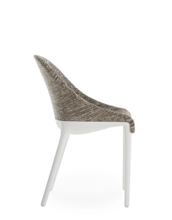 Eleganza Ela Chair White Light Brown