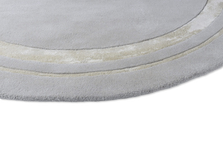 Laura Ashley Redbrook Silver ROUND Carpet 081804