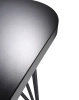 Max 160x80 cm Table on Wheels Anthracite Black