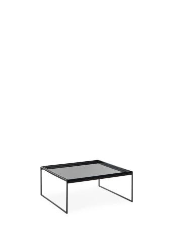 Trays 80 cm x 80 cm Stolik Czarny