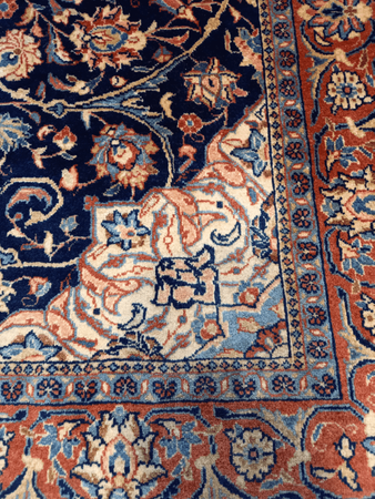 Iranian Wool Rug Unique sarough 135 x 218