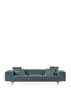 Largo Three-Seater Curly Sofa Petrol