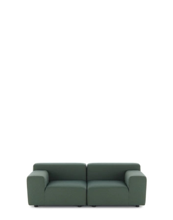 Plastics Outdoor Liberty 2 Seater Sofa Green