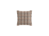 Gan Garden Layers Small Checks Terracotta Pillow