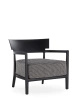  Cara Mat Armchair Black Beige