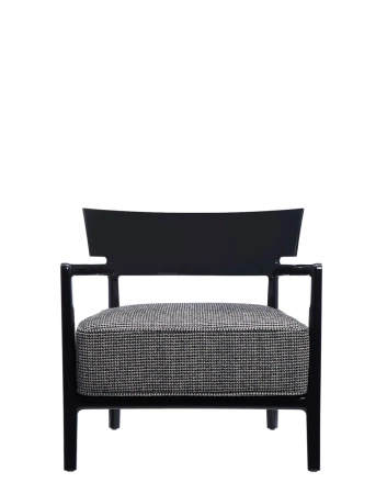 Cara Armchair Black-Beige