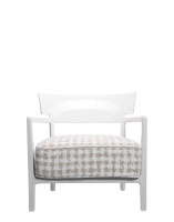 Cara Armchair White-Beige